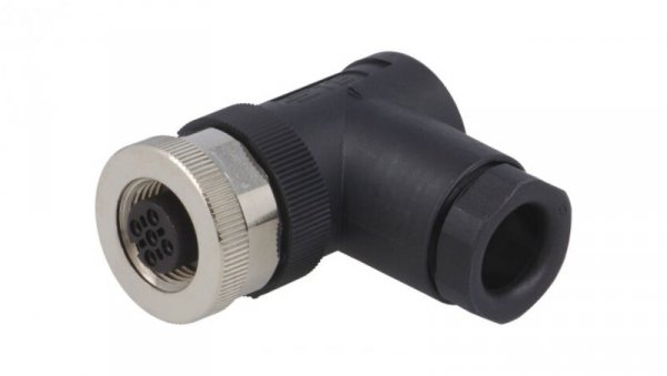 Złącze okrągłe M12 żeńskie kątowe nieekranowane 5pin 60V PG9 T4112002051-000