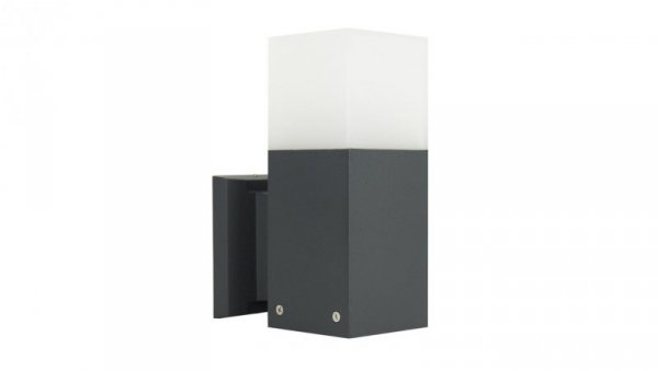 Kinkiet zewnętrzny Cube CB-K DG, E27 max 20W, kolor antracyt, 0438621