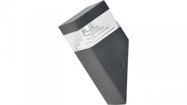 Kinkiet LED 6W 400lm 4000K/neutralna IP44 zewnętrzny stalowy szary SALIX-S 10 6W NW GXPS094