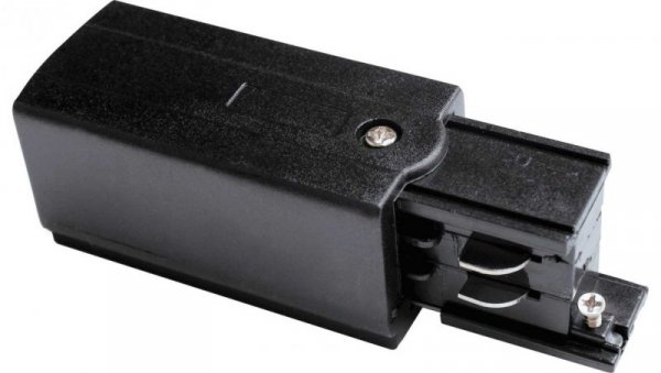 Złącze zasilające szynoprzewodu IP20 3-fazowe czarne TRACK POWER CONNECTOR P-R 4W BLACK GXTR015