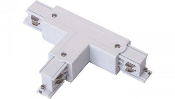 Łącznik szynoprzewodu IP20 3-fazowy biały TRACK T CONNECTOR T-R1 4W WHITE GXTR038