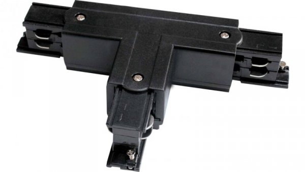Łącznik szynoprzewodu IP20 3-fazowy czarny TRACK T CONNECTOR T-R1 4W BLACK GXTR039