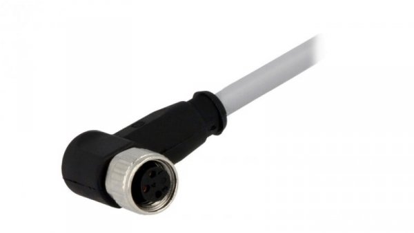 Złącze M8 żeńskie kątowe 2m 3pin 21348300380020