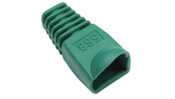 Osłonka Wtyku RJ45 6.2mm Zielona 10 sztuk