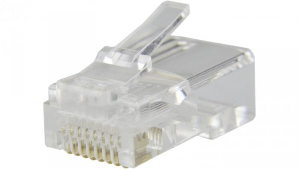 Wtyk modularny RJ45 8P8C kat.6 nieekranowany UTP linka WORECZEK 10szt NEKU