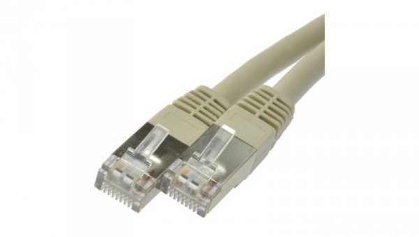 Patchcord S/FTP kat.6 PiMF kabel sieciowy LAN 2x RJ45 linka szary 2m