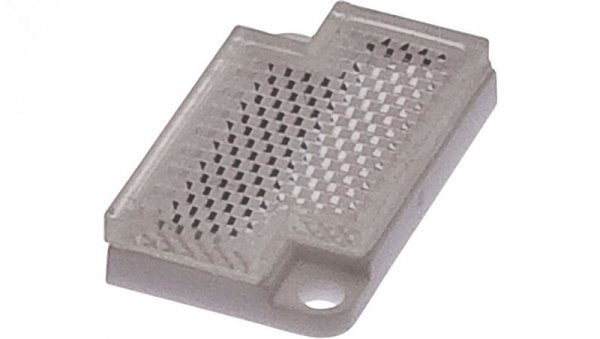 Akcesoria optyczne, odbłyśnik, 4,2x23x14mm, otwór na śrubę, 2xØ2,2mm, IP67, PMMA+PMMA, polaryzacja, AO000083