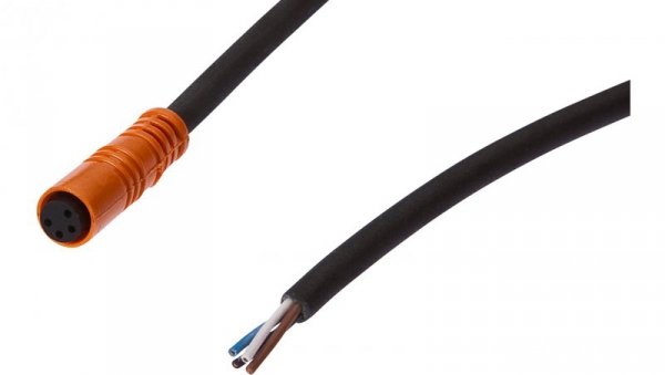 Kabel połączeniowy, 5m, Mini Female (gniazdo) 4pin prosty, Końcówka wolna 4pin, 4x0,34mm², VK500315