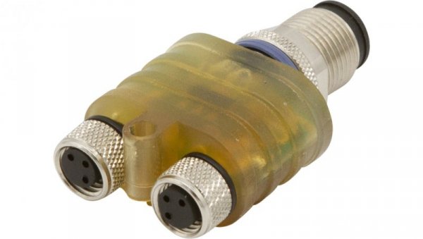 Moduł logiczny, 20x41x41mm, OR, 2-krotny, 10-30V DC, strona czujnika M8 żeński (gniazdo) 3pin, VL160122