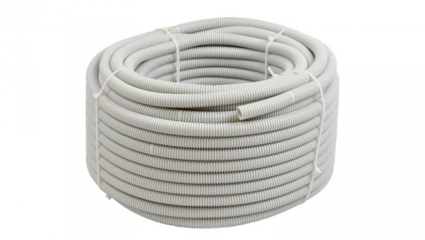 Rura karbowana elektroinstalacyjna RKGL 32/25mm giętka samogasnąca peszel 320N PVC UV szara 10m