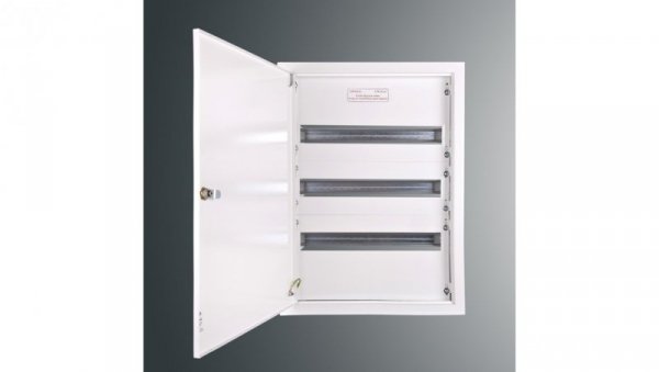 Rozdzielnica p/t modułowa RW 13NN 3 x 20S 577x423x130 szyna TSH35 zamek patent.9081 IP30 RAL9003