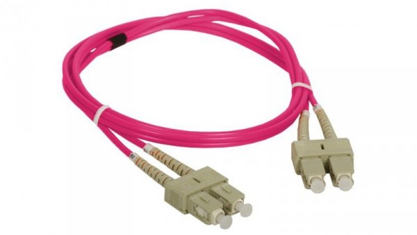 Patch cord MM OM4 SC-SC duplex 50/125 5.0m FOC-SCSC-5MMD-5-4