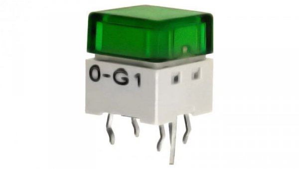 Przełącznik klawiaturowy Poz 2 SPST-NO 0,05A/24VDC zielony B3W-9000-G1G