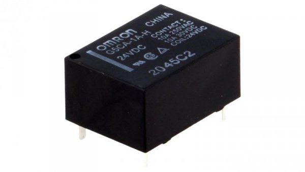 Przekaźnik elektromagnetyczny SPST-NO Ucewki 24VDC PCB G5CA-1A-H 24VDC