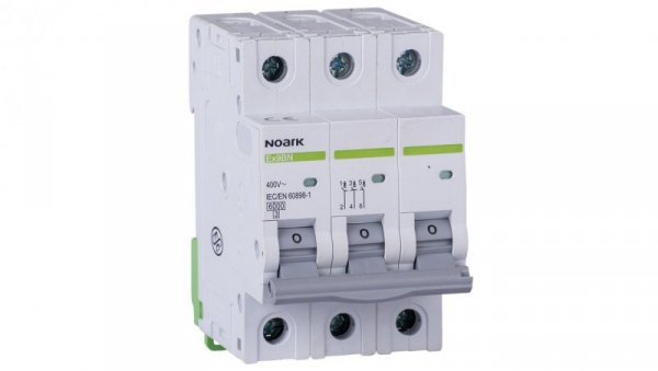Wyłącznik nadprądowy S 3-fazowy 3P B 20A 400V NOARK