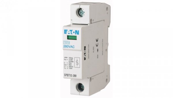 Ogranicznik przepięć Typ T1+T2 1P 12,5kA SPBT12-280/1 158306