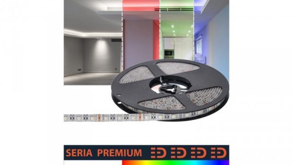 Taśma Premium IP63 12V 60led RGB+W 4w1 SMD5050 (5)