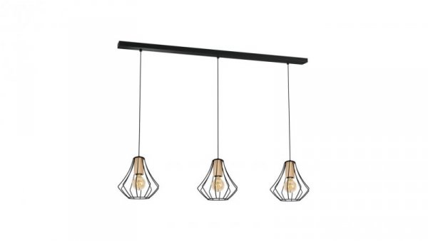 Lampa wisząca WILL BLACK 3xE27 MLP4191 Milagro
