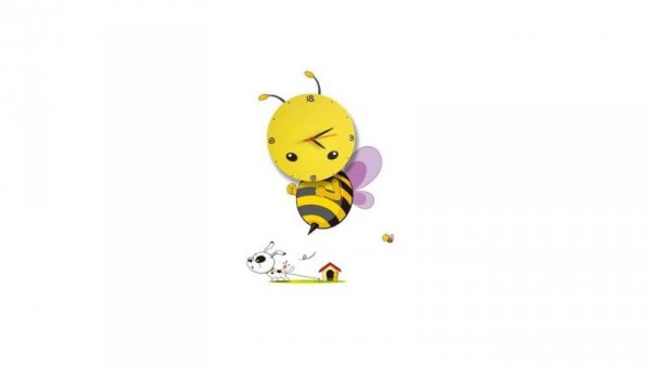 Lampka dziecięca BEE LED CLOCK 0,6W LED ML145 Milagro