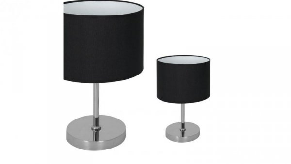 Lampka stołowa CASINO BLACK/CHROME 1xE27 ML6381 Milagro