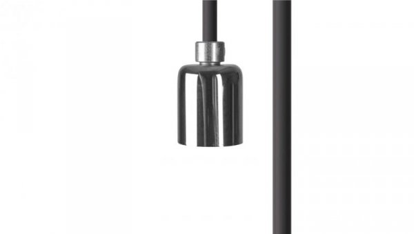 Przewód z oprawką 150cm CAMELEON CABLE GU10 1,5 M BLACK/CHROME 8635 Nowodvorski