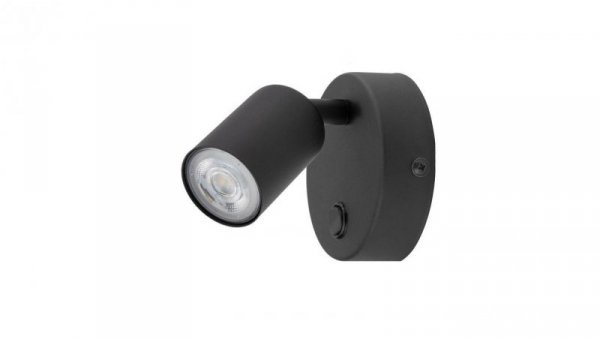 Kinkiet z włącznikiem czarny TOP 4415 TK Lighting