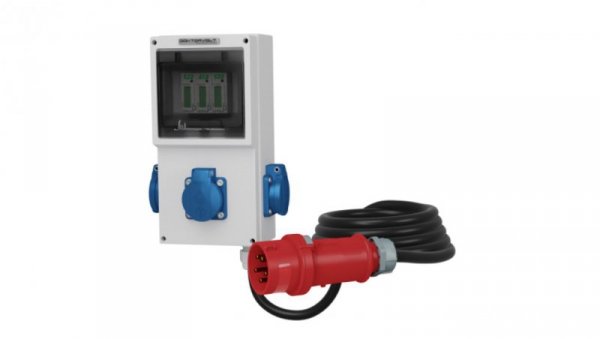 Mobilny licznik energii elektrycznej 16A MID gniazda 3x230V Doktorvolt 4319