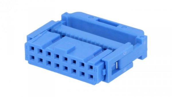 Wtyk IDC żeńskie 16-pin IDC na taśmę 1,27mm złocony 1658527-7