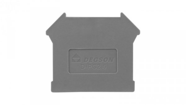 Płytka końcowa do złączki szynowej 2,5mm2 PC2,5 DGN 3565