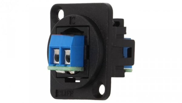 Łącznik FT zacisk śrubowy 10A 60V plastik CP30240
