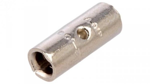 Tulejka połączeniowa nieizolowana miedziana 3÷6mm2 niklowana 323755