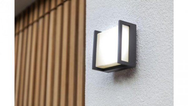Kinkiet zewnętrzny QUBO LED 8W 3000K IP54 - antracyt