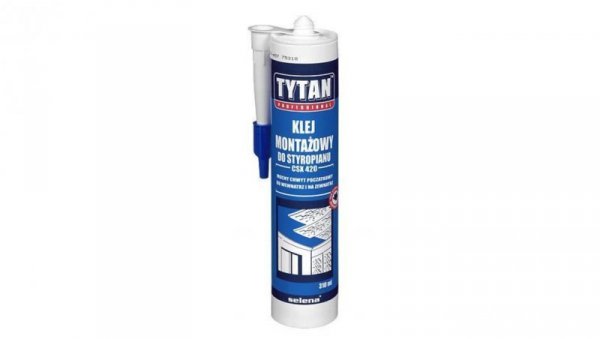 KLEJ MONTAŻOWY 290ML TYTAN STYROFIX