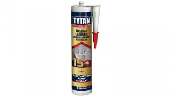 SILIKON TYTAN SANITARNY IDEALNA ŁAZIENKA 280ML BEZBARWNY