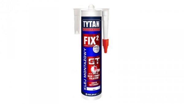 KLEJ MONTAŻOWY FIX2 GT 290ML BIAŁY