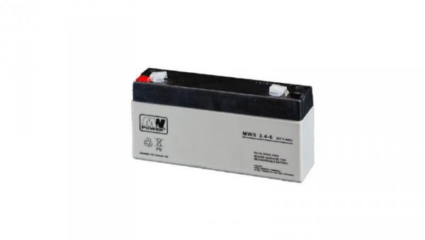 MWS 3.4-6 Akumulator AGM 6V 3,4Ah MW Power