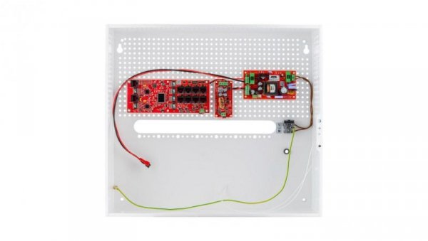 Zestaw buforowy do 8 kamer IP switch PoE 8P+2G w obudowie wewnętrznej ABOX-H (1x AKU 18Ah + NVR), zasilacz 72W