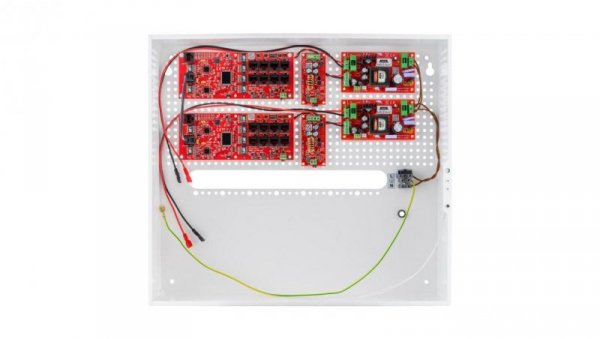 Zestaw buforowy do 16 kamer IP switch Po 16P+2G w obudowie wewnętrznej ABOX-H (2x AKU 18Ah + NVR), zasilacz 144W (2x 72W)
