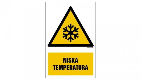 ZNAK - GF024 Niska temperatura 10 x 15 cm TS - Płyta TD foto.