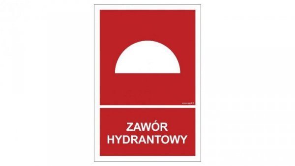ZNAK - BB015 Zawór hydrantowy 10 x 14,8 cm TS - Płyta TD foto.