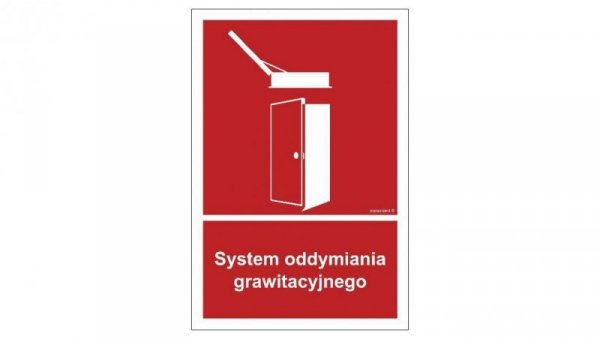 ZNAK - BC059 System oddymiania grawitacyjnego 10 x 14,8 cm TS - Płyta TD foto.