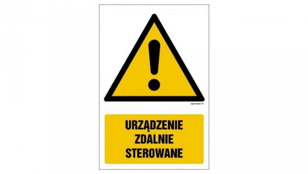 ZNAK - GF040 Urządzenie zdalnie sterowane 10 x 15 cm PS - Płyta 1mm foto.