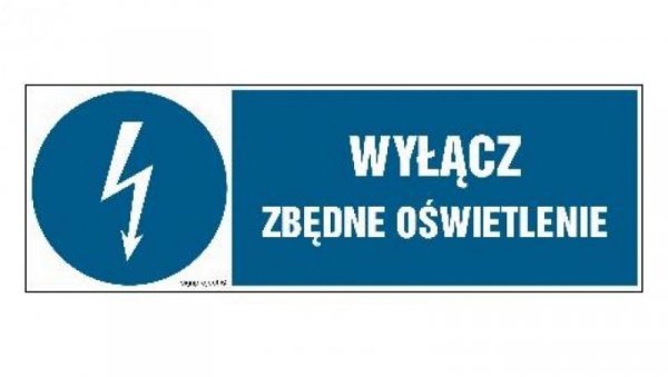 ZNAK - HF021 Nie zastawiać! Rozdzielnia elektryczna 45 x 15 cm PN - Płyta 1mm
