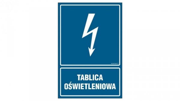 ZNAK - HG048 Tablica oświetleniowa 15 x 22,5 cm FN - Folia samoprzylepna