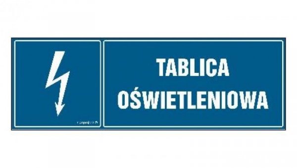 ZNAK - HH052 Tablica oświetleniowa 15 x 5 cm PN - Płyta 1mm