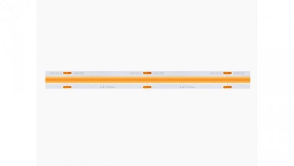 LED line PRIME taśma LED ciągła linia 528 COB 24V 2700K 14W 30m 5 lat gwar.