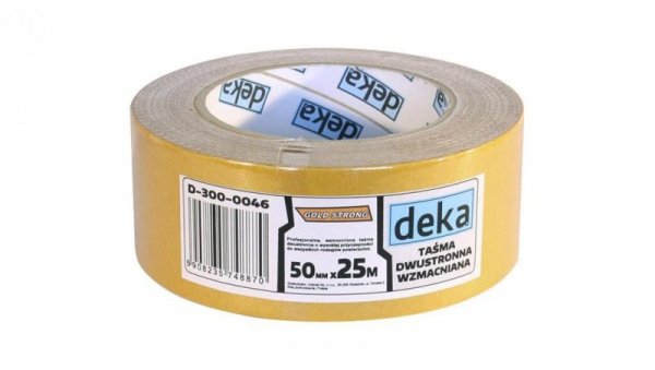 TAŚMA DWUSTRONNA WZMACNIANA GOLD STRONG 50*25