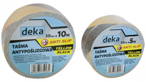 TAŚMA ANTYPOŚLIZGOWA ANTI SLIP YELLOW-B 50MM*5M CZARNA/ŻÓŁTA