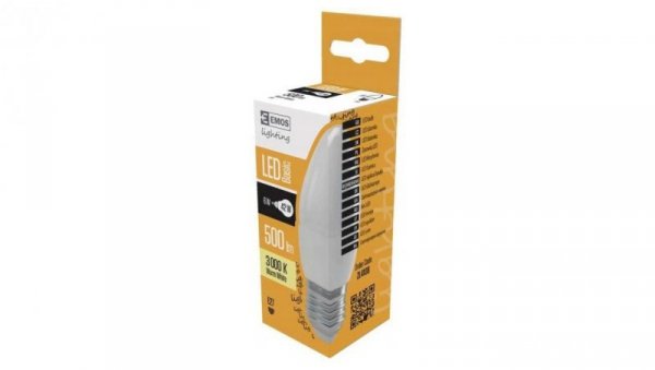 Żarówka LED 6W E27 500lm 3000K świeczka