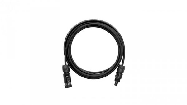Przedłużka z złączami MC4- kabel solarny Keno 4mm2/czarny/3,8m (PRZ-4MM-BLACK-3,8M)